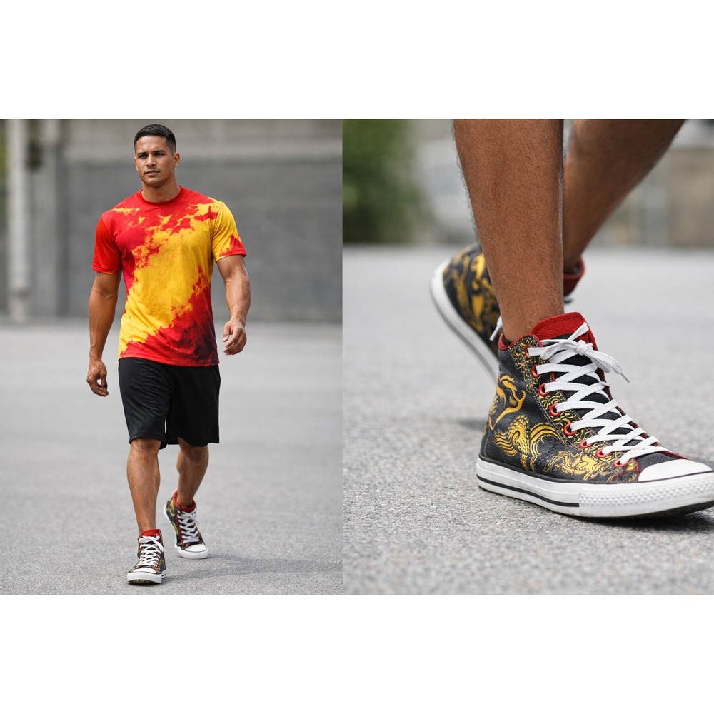 Converse All Star Chuck Taylor M9/WM 11 Country Collection Germany Fifa Sneaker* - Picture 3 of 12